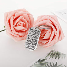 将图片加载到图库查看器,Inspirational Keychain for Women Men Son Daughter Birthday Graduation Christmas Gifts for Friends Students Motivation Jewelry for Her Him Key Ring Charm Always Remember You Are Braver Than You Believe