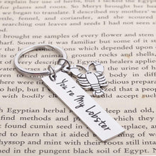 将图片加载到图库查看器,Couples Gifts Keychain for Boyfriend Girlfriend You’re My Lobster Cool TV Props Friends Wedding Valentine’s Anniversary Brithday Huaband Wife Romantic Keyring Jewelry for Him Her