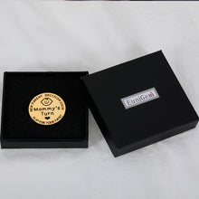 将图片加载到图库查看器,New Parent Decision Coin Gifts for First Time Mom Dad Mommy to Be Funny New Baby Gift for Baby Shower Newborn Baby Present for Pregnancy Mummy Christmas Gift Mothers Day Birthday Double-Sided Gold