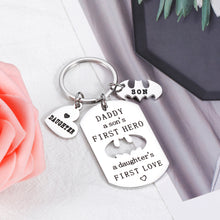 将图片加载到图库查看器,Father Gifts From Daughter Son To Dad Keychain Daddy Birthday Wedding Christmas Gifts for New Father Papa Step Dad to Be Father of Bride Fathers Day Presents from Kids Daughter In Law Goddaughter Wife