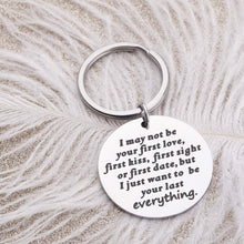 将图片加载到图库查看器,Couples Keychains Set Gifts for Boyfriend Girlfriend 2pcs I Love You More Best Wedding Anniversary Christmas Birthday Gift for Her Him Hubby Wifey Friend Couple Key Ring Jewelry Charm Pendant