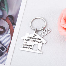 将图片加载到图库查看器,Housewarming Gifts for Women Men Friends New Home Keychain 2023 New Home Gifts for Him Her First Home Gifts for Bestie Friend Funny Moving Away Housewarming Keepsake for New Homeowners Sister Coworker
