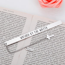 将图片加载到图库查看器,Baptism Gifts for Girls Boys Baby First Communion Christening Christmas Gifts for Goddaughter Godson Adult Baptism Gifts for Christian Women Men Catholics Church Washed By The Water Religious Bookmark