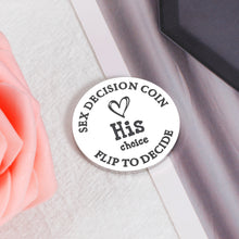 将图片加载到图库查看器,Funny Valentines Day Gifts for Men Women I Love You Gifts for Him Her Anniversary Birthday Present for Husband Boyfriend Wife Girlfriend Wedding Engagement Pocket Love Token Double-sided Decision Coin