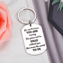 将图片加载到图库查看器,Coworker Leaving Gifts for Women Funny Keychain Colleague Going Away for New Job Gift Office Men Friends Promotion Present for Departing Coworkers Boss Leader Mentor Retirement Farewell Charm