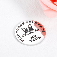 将图片加载到图库查看器,Funny Decision Coin Gift for Women Men Dog Lovers Gifts for Girls Boys Pet Owner Dog Walking Decision Maker Gifts for Home Parents Husband Pocket Token Birthday Dog Adoption Day Present Double-Sided