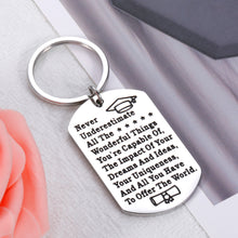 将图片加载到图库查看器,Gifts for Graduating Seniors 2021 Keychain for Him Her College Masters High School Student Graduation Gifts for Girls Boys Future Nurse Teacher Inspirational Gifts for Women Men Grads BFF Son Daughter