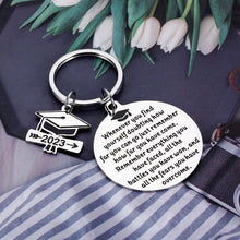 将图片加载到图库查看器,Inspirational Graduation Keychain Class of 2023 Gifts for Her Him Senior High School Graduates College Presents for PhD Master Degree Medical Nursing School Students Gifts for Boys Girls Son Daughter