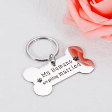 将图片加载到图库查看器,My Humans are Getting Married Dog Tags for Bride and Groom to be Wedding Gifts for Newlyweds Personalized Tag for Pets Dog Lover Engagement Proposal Ceremony Gifts for Couples Bridal Shower Dog Owner