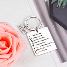 将图片加载到图库查看器,Boss Leader Appreciation Gifts for Mentor Supervisor Keychain Christmas Thank You Coach Teacher Gifts for PM Employers Office Women Men Going Away Goodbye Leaving Coworkers Birthday Retirement Charm