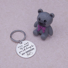将图片加载到图库查看器,Eunigem Keychain You are My Person Bestie Gift Keychain, Sisters Gift Keychain, BFF Gift Couple Set Gift for Him Her Inspirational Friendship Gift for Women Men Teens Girls Boys