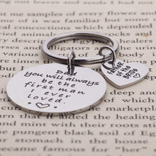 将图片加载到图库查看器,Step Fathers Day Gift Keychain for Dad from Daughter Son Any Man can be a Father in Law Personalized Keyring Birthday Christmas Wedding Gifts for Stepdad Men