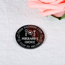 将图片加载到图库查看器,Funny Food Decision Coin Gifts for Men Women Valentines Day Gifts for Him Her Husband Anniversary Birthday Gifts from Wife Wedding Gifts for Newlyweds Newly-Married Couple Friends Destiny Flip Coin