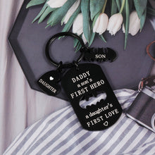 将图片加载到图库查看器,Dad Father Birthday Gifts from Son Daughter Kids New Daddy to Be Keychain Gifts for Men Him Father’s Day First Time Dad Papa Figure Presents for Husband Stepdad Father of Bride Wedding Day Christmas