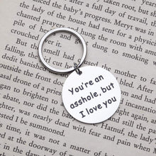 将图片加载到图库查看器,Couples Gifts Keychain for Boyfriend Girlfriend I Love You Personalized Valentine's Day Gift Christmas Anniversary Birthday Dog Tag Charm Pendant Keyring for Husband Wife Him Her