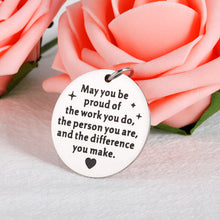 将图片加载到图库查看器,Farewell Gift for Employee Coworker Leaving Gifts for Women Thank You Gifts for Colleague Birthday Sentimental Keychain for Men Going Away Team Appreciation Present from Leader Manager Retirement