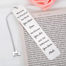 将图片加载到图库查看器,Teacher Retirement Gifts for Women Men Happy Retirement Bookmark Present for Retiring Coworker Friend Thank You Gift for Her Him Going Away Leaving Gift for Retired Boss Leader Nurse Goodbye Farewell