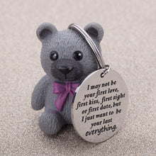 将图片加载到图库查看器,Couples Keychains Set Gifts for Boyfriend Girlfriend 2pcs I Love You More Best Wedding Anniversary Christmas Birthday Gift for Her Him Hubby Wifey Friend Couple Key Ring Jewelry Charm Pendant