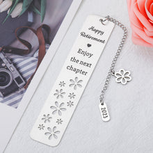 将图片加载到图库查看器,Happy Retirement Enjoy The Next Chapter Bookmark for Women Men Retirement Gifts for Coworker Colleague Employee Appreciation Gifts for Retired Teacher Nurse Going Away Leaving Gifts for Leader Boss