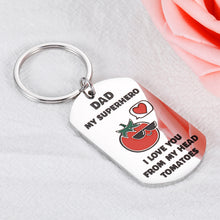将图片加载到图库查看器,Funny Fathers Day Gifts Keychain for Dad Father In Law Humor Punny Birthday Gifts from Daughter Son Kids Wife I Love You Charm for Him Daddy Papa Foster Step Father of Bride Wedding Christmas Presents