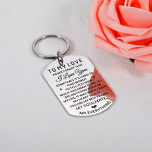 将图片加载到图库查看器,Christmas Gifts for Men Women Stocking Stuffers for Her Him Boyfriend Husband Birthday Gifts for Anniversary Valentines To My Love Soulmate Keychain Gifts from Girlfriend Wife Wedding Engagement Charm