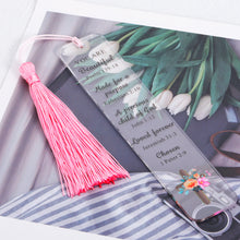 将图片加载到图库查看器,Motivational Christian Gifts Bookmark for Women Bible Verse Bookmarks for Teen Girls Daughter Book Lovers Christmas Stocking Stuffers for Her Friend Sister Birthday Valentines Religious Baptism Gift