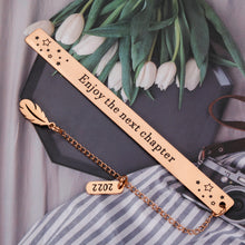 将图片加载到图库查看器,Enjoy The Next Chapter Bookmark for Book Lover Class of 2022 Graduation Gifts for Him Her High School Student Coming-of-Age Birthday Gifts for Son Daughter Coworker Promotion Going Away Presents