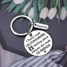 将图片加载到图库查看器,Funny Coworker Gifts for Work Bestie Office Women Leaving Gifts for Co Workers Going Away Goodbye Gifts for Her Him Gag Thank You Keychain for Employee Appreciation Retirement Farewell Birthday Gifts