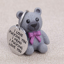 将图片加载到图库查看器,Couples Gifts Keychain for Boyfriend Girlfriend I Love You Personalized Valentine's Day Gift Christmas Anniversary Birthday Dog Tag Charm Pendant Keyring for Husband Wife Him Her