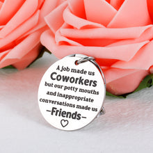 将图片加载到图库查看器,Funny Coworker Gifts for Women Men Office Keychain for Work Bestie Coworkers Friends Birthday Thank You Gifts for Employee Appreciation Going Away Leaving Job Present for Her Him Christmas Retirement