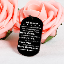 将图片加载到图库查看器,Encouragement Sobriety Gifts Inspirational Keychain for Men Women Recovery Gifts for NA AA Addiction Alcoholic Suicidal Breast Cancer Survivor Post Surgery Sober Strong Warrior Birthday Christmas Gift