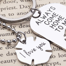 将图片加载到图库查看器,Firefighter Keychain Fireman Gifts for Men Dad Couples Personalized Maltese Cross Birthday Key Ring Charm Always Come Home to Me I Love You Gifts for Kids Women Husband Boyfriend from Wife Girlfriend