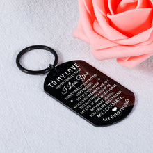 将图片加载到图库查看器,Valentines Gifts for Men Women Boyfriend Birthday Gifts for Husband Anniversary Wedding Couple Gifts for Her Him To My Love Soulmate Keychain Gifts from Girlfriend Wife Engagement Christmas Gifts