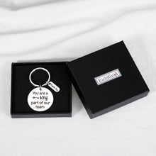 将图片加载到图库查看器,Team Gifts for Coworker Keychain Thank You Gifts for Staff Employee Appreciation Present for Manager Leader Boss Day Gifts for Boss Lady Birthday Christmas Charm for Coworker Women Leaving Retirement