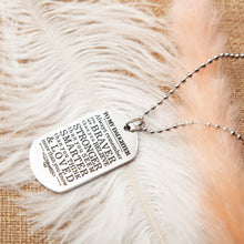 将图片加载到图库查看器,To My Son Daughter Gifts From Mom Dad Inspirational Necklace Christmas