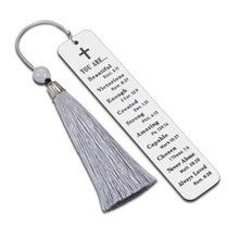 将图片加载到图库查看器,Inspirational Christian Religious Gifts Bible Verse Bookmark for Women Christmas Stocking Stuffers for Her Catholic Sister Friends Teen Girl Birthday Gifts for Bookworms Goddaughter Book Lover Readers