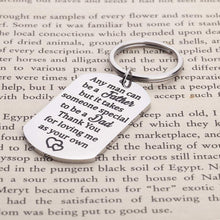 将图片加载到图库查看器,Step Fathers Day Gift Keychain for Dad from Daughter Son Any Man can be a Father in Law Personalized Keyring Birthday Christmas Wedding Gifts for Stepdad Men