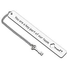 将图片加载到图库查看器,You are A Key Part of Our Team Bookmark Thank You Gifts for Boss Leader Team Gifts for Coworkers Office Women Men Mentor Employee Appreciation Gifts for Staff Coach Teacher Him Retirement Going Away