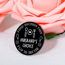 将图片加载到图库查看器,Funny Food Decision Coin Gifts for Men Women Valentines Day Gifts for Him Her Husband Anniversary Birthday Gifts from Wife Wedding Gifts for Newlyweds Newly-Married Couple Friends Destiny Flip Coin