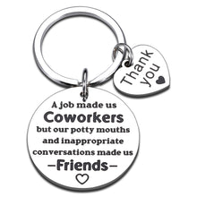 将图片加载到图库查看器,Funny Coworker Gifts for Women Men Office Keychain for Work Bestie Coworkers Friends Birthday Thank You Gifts for Employee Appreciation Going Away Leaving Job Present for Her Him Christmas Retirement