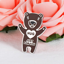 将图片加载到图库查看器,Pocket Bear Hug Token Gift, Bear Themed Inspirational Gifts for Her Him Friends Family Encouragement Long Distance Relationship Love Token Charm for Boyfriend Girlfriend Husband Wife Birthday Present