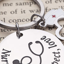 将图片加载到图库查看器,Nurse Keychain for Women Men Nursing Graduation Gift for Her Him Appreciation Key Ring Birthday Christmas Valentines Thanksgivin Nurses Day for Nurses Practitioner RN Charm Medical Student Gift