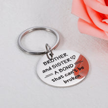 将图片加载到图库查看器,Sister And Brother Keychain, Brother Birthday Gifts Idea, Inspirational Christmas Gifts for Sister from Brother Graduation Gifts to Big Brother from Little Sister to Little Brother Sister in Law Gift