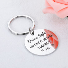 将图片加载到图库查看器,Drive Safe Keychain for Boyfriend Birthday Gifts from Girlfriend Valentines Gifts for Men Women Husband Anniversary Christmas Present for Him Her Couple Gifts from Wife Son New Driver Love You Gifts