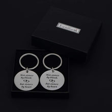 将图片加载到图库查看器,Sister Gifts Keychain from Sister Brithday Gift for Sisters Best Friend Keychain Friendship Pendants for Women Girls A Sister is God's Way of Making Sure We Never Walk Alone Wedding Jewelry for Her