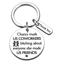 将图片加载到图库查看器,Funny Coworker Gifts for Work Bestie Office Women Leaving Gifts for Co Workers Going Away Goodbye Gifts for Her Him Gag Thank You Keychain for Employee Appreciation Retirement Farewell Birthday Gifts