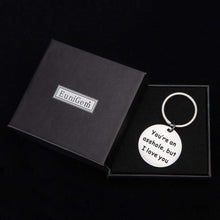 将图片加载到图库查看器,Couples Gifts Keychain for Boyfriend Girlfriend I Love You Personalized Valentine's Day Gift Christmas Anniversary Birthday Dog Tag Charm Pendant Keyring for Husband Wife Him Her