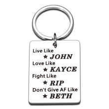 将图片加载到图库查看器,Yellowstone National Park TV Show Merchandise Inspirational Keychain Gifts Souvenir for Him Her Yellowstone Lovers Fans Friends BFF Son Daughter Boyfriend Girlfriend Birthday Valentines Day Keyring