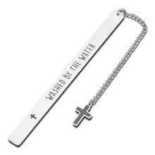 将图片加载到图库查看器,Baptism Gifts for Newborn Boys Girls, First Communion Gifts for Him Her, Adult Baptism Religious Faith Bookmark Gift for Women Men, Godson Goddaughter Baptism Gift from Mom Dad Friends, Baptist Charm