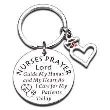 将图片加载到图库查看器,Nurses Keychain Gifts for Nursing School Students Graduation Gifts for Future Nurse To Be Gifts from Mom Grandma New Registered Nurse Daughter Grads Birthday Appreciation Gifts for Nurses Day Prayer